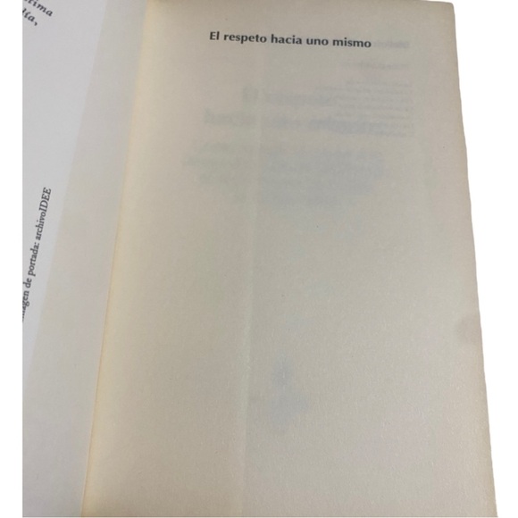 EL RESPETO HACIA UNO MISMO: COMO VENCER EL TEMOR By Nathaniel Branden Spanish Ed - Picture 7 of 10
